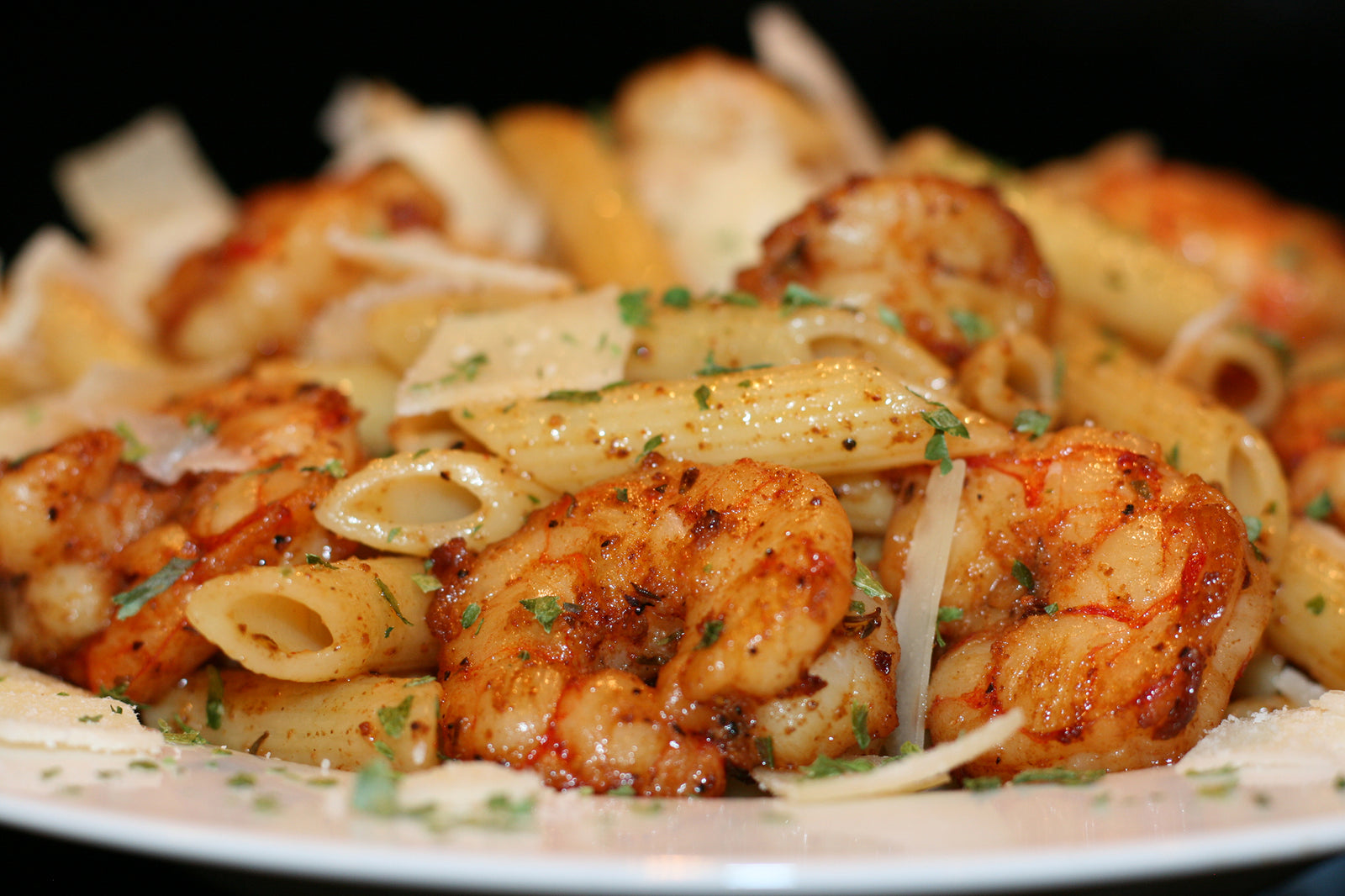 Golden Toad Cajun Shrimp Penne Pasta