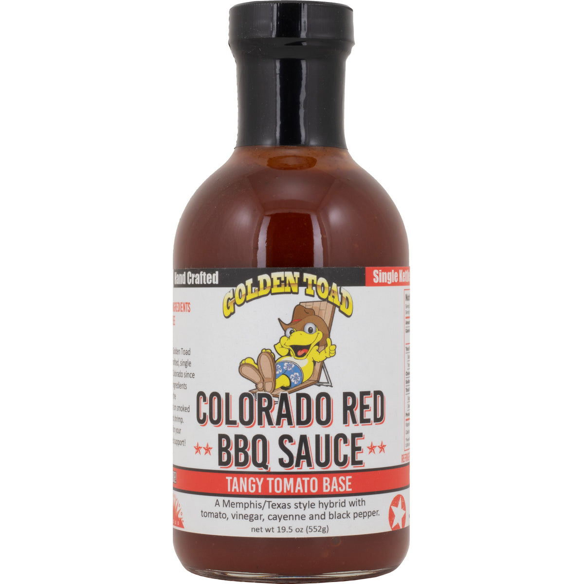 Golden Toad Colorado Red BBQ Sauce